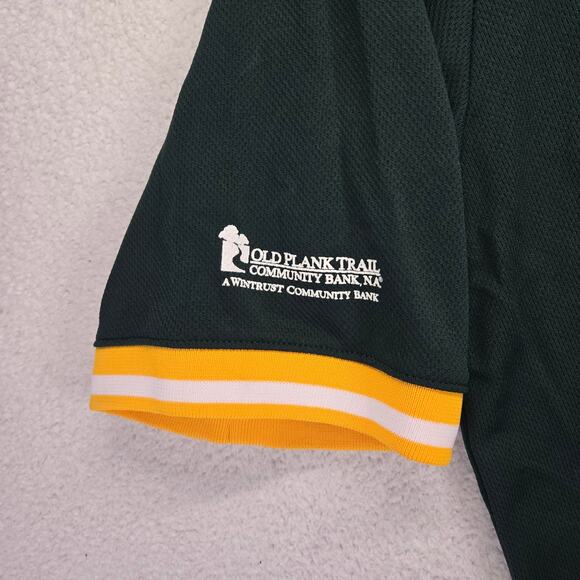 Chicago White Sox Jersey Mens Small Majestic Green V Neck Heat Transfer Logo - Picture 7 of 10